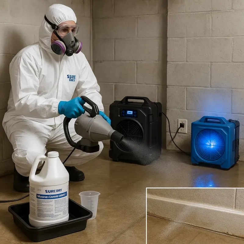 Sanitization and Odor Removal process in Lucasville, OH