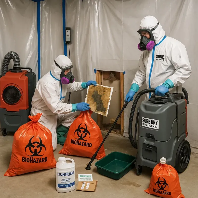Contaminated Water Handling Protocols process in Lucasville, OH