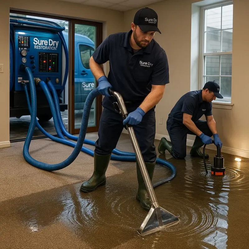Water Extraction and Removal process in Lucasville, OH